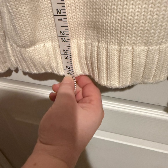 Talbots Ivory Cable Knit Sweater - Picture 5 of 6